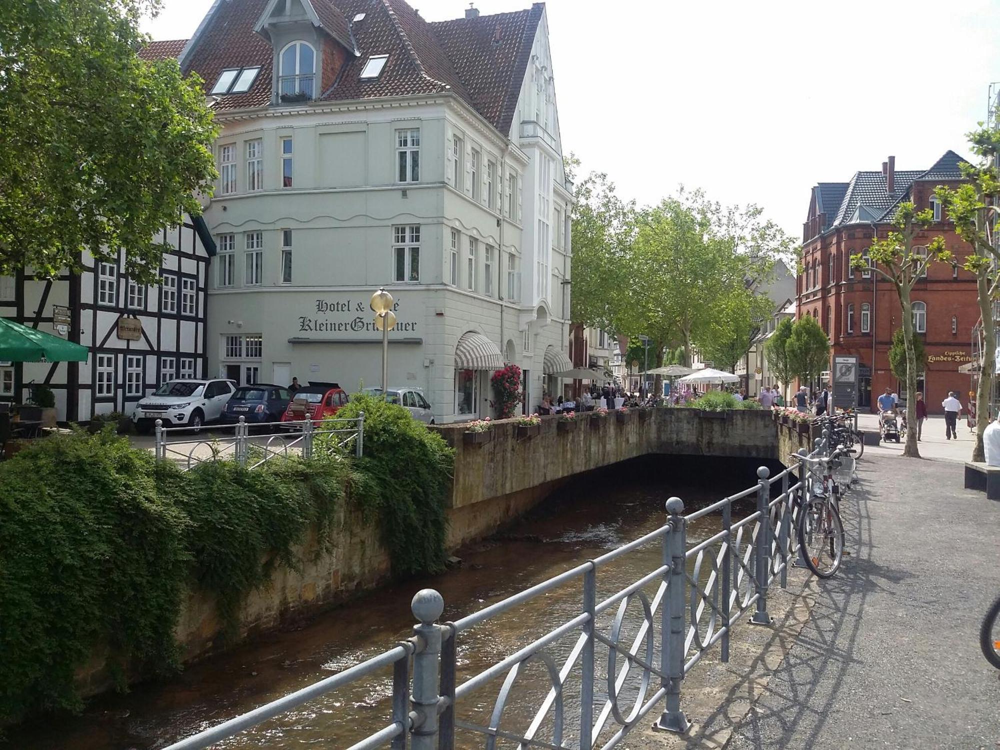 Hotel & Cafe Kleinergruenauer Bad Salzuflen Exterior foto