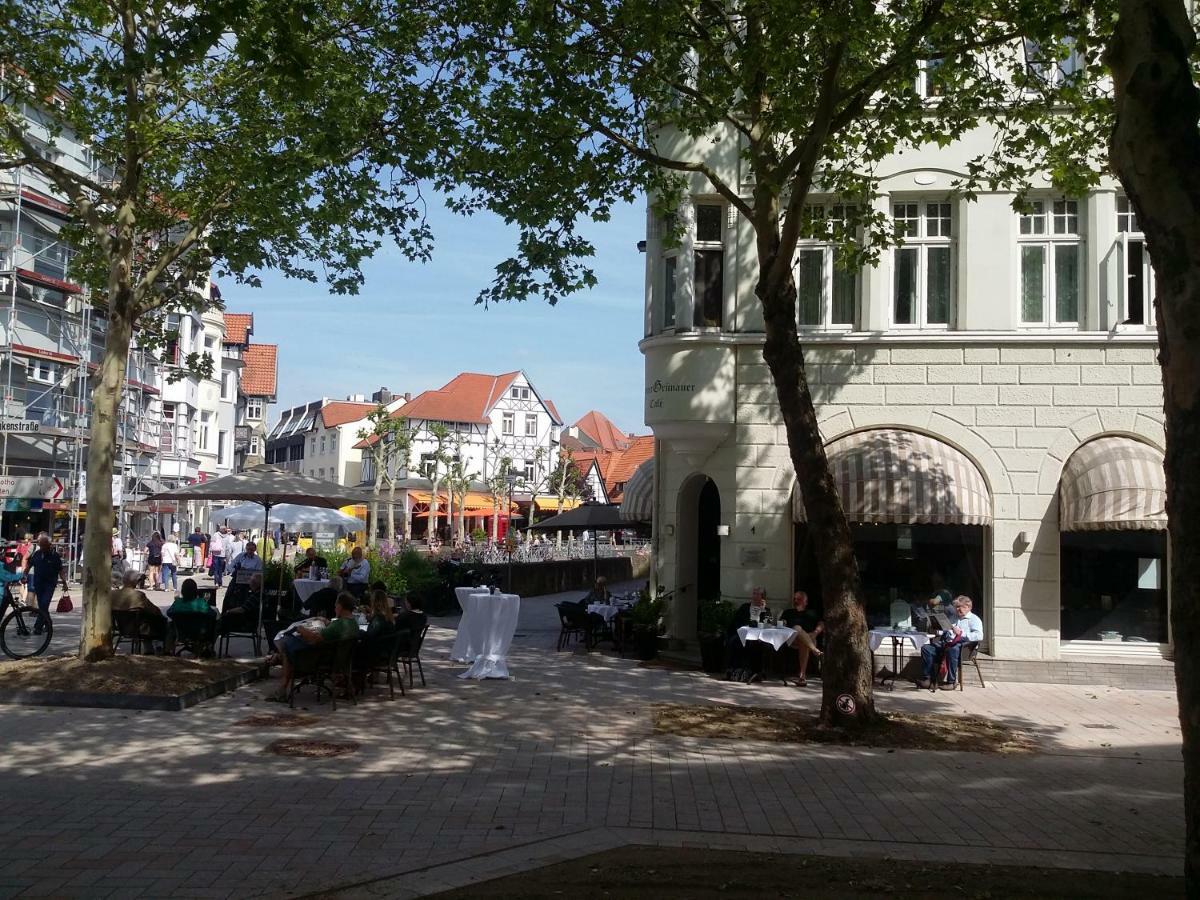 Hotel & Cafe Kleinergruenauer Bad Salzuflen Exterior foto